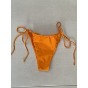 Nyud Swim String Bikini Bottom Cheeky Sim Swimwear Orange Mandarino